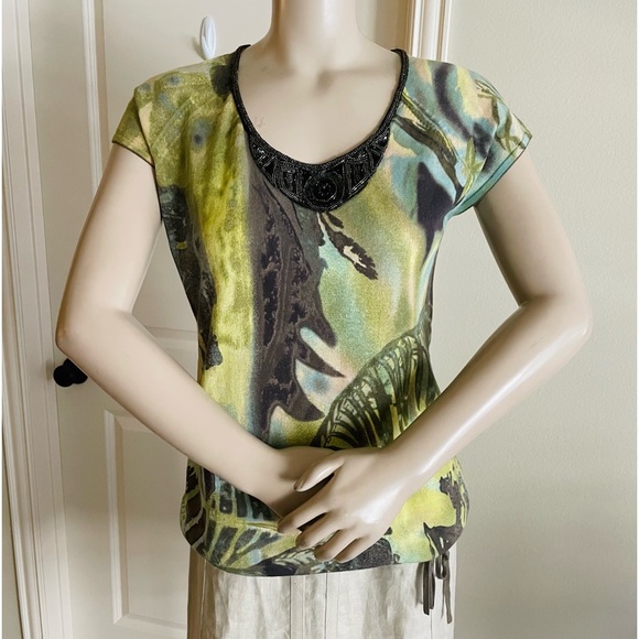 NWOT Luisa Cerano Knit Top Size 4 - Picture 1 of 7